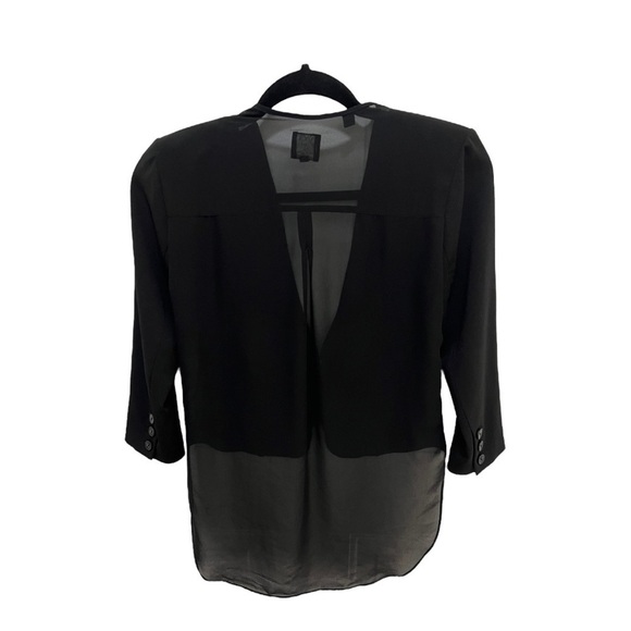Guess Black Blazer Dress with Sheer Back Size 0 - Picture 1 of 8